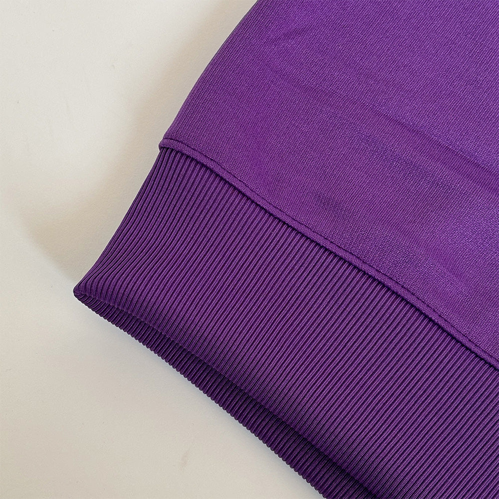 PURPLE FLEECE WINTER SWEATSHIRT - COBALT GREEN