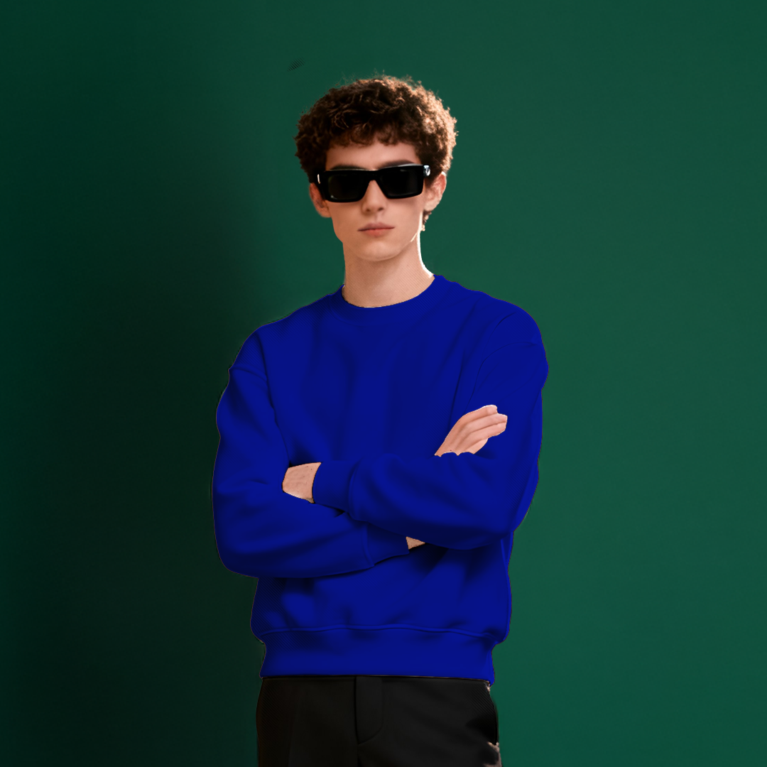 NAVY FLEECE WINTER SWEATSHIRT