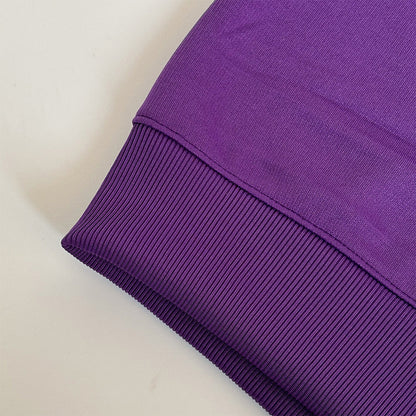 PURPLE FLEECE WINTER SWEATSHIRT - COBALT GREEN